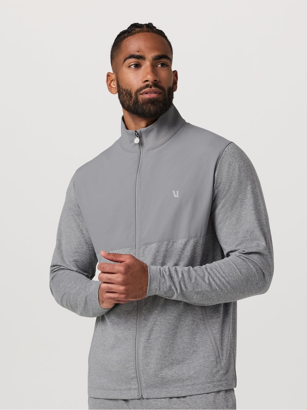 Vuori Sunday Element Track Jacket w/ company logo